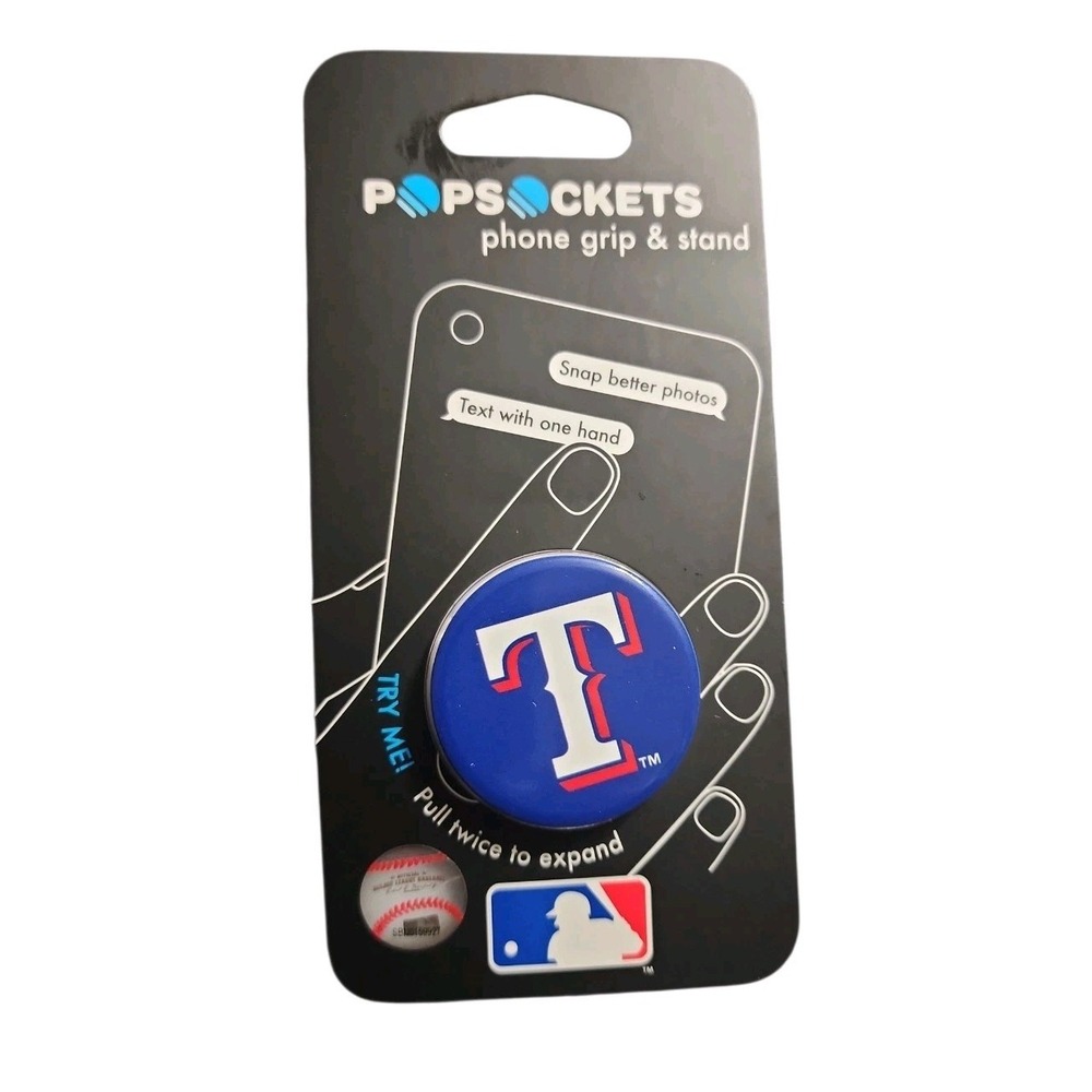 Texas Rangers - PopSockets: Collapsible Grip & Stand‎ for Phones and Tablets